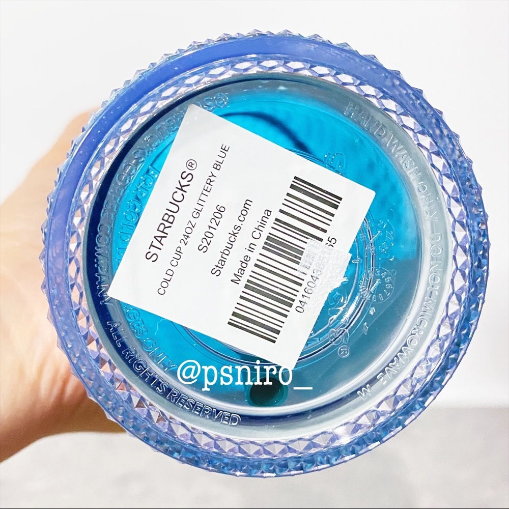 Starbucks Glittery Blue Studded Tumbler - Picture 5 of 5